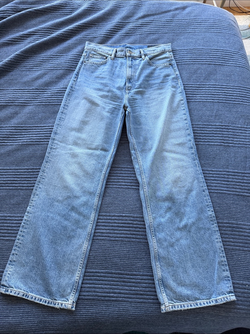 AllSaints Relaxed Straight Leg Jeans Vintage Blue Size 28